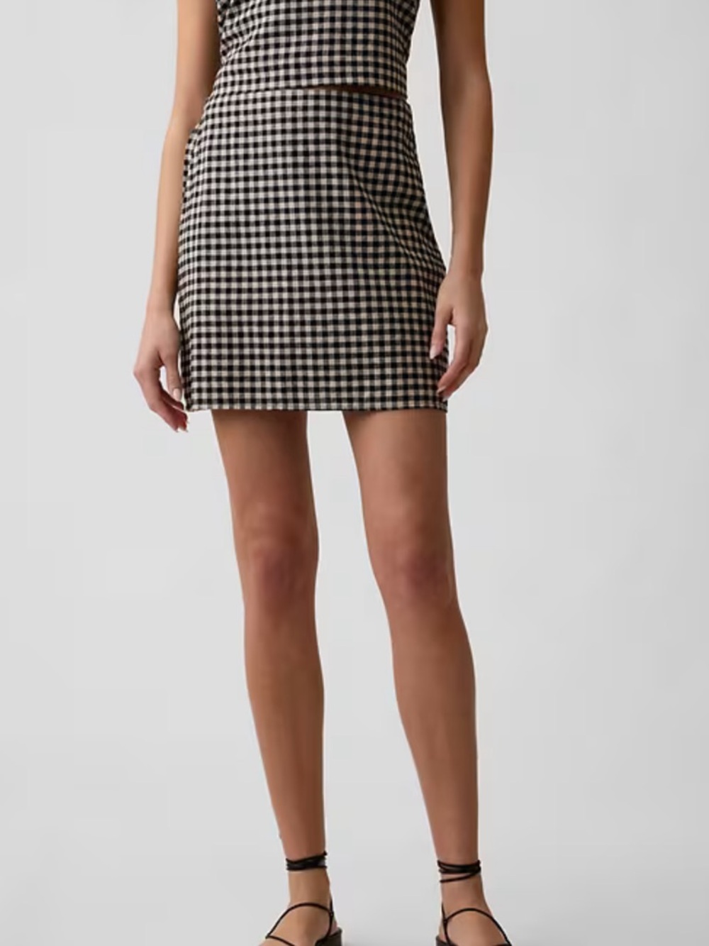 Gap Women’s Linen-Blend Pull-On Mini Skirt